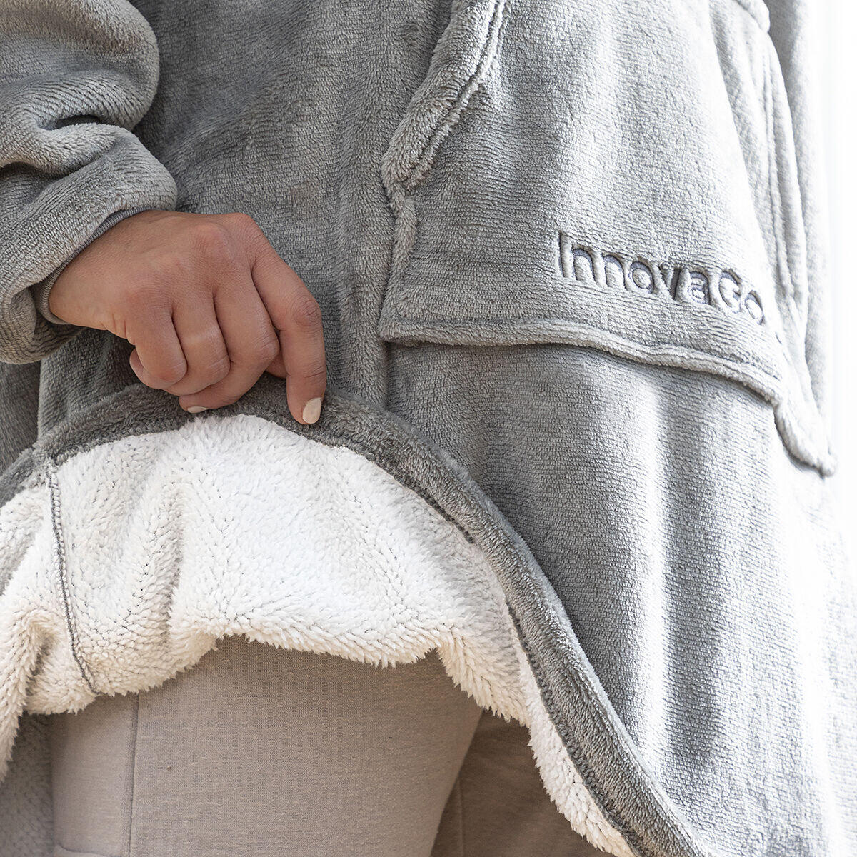 Batamanta Sudadera Oversize con Forro Polar